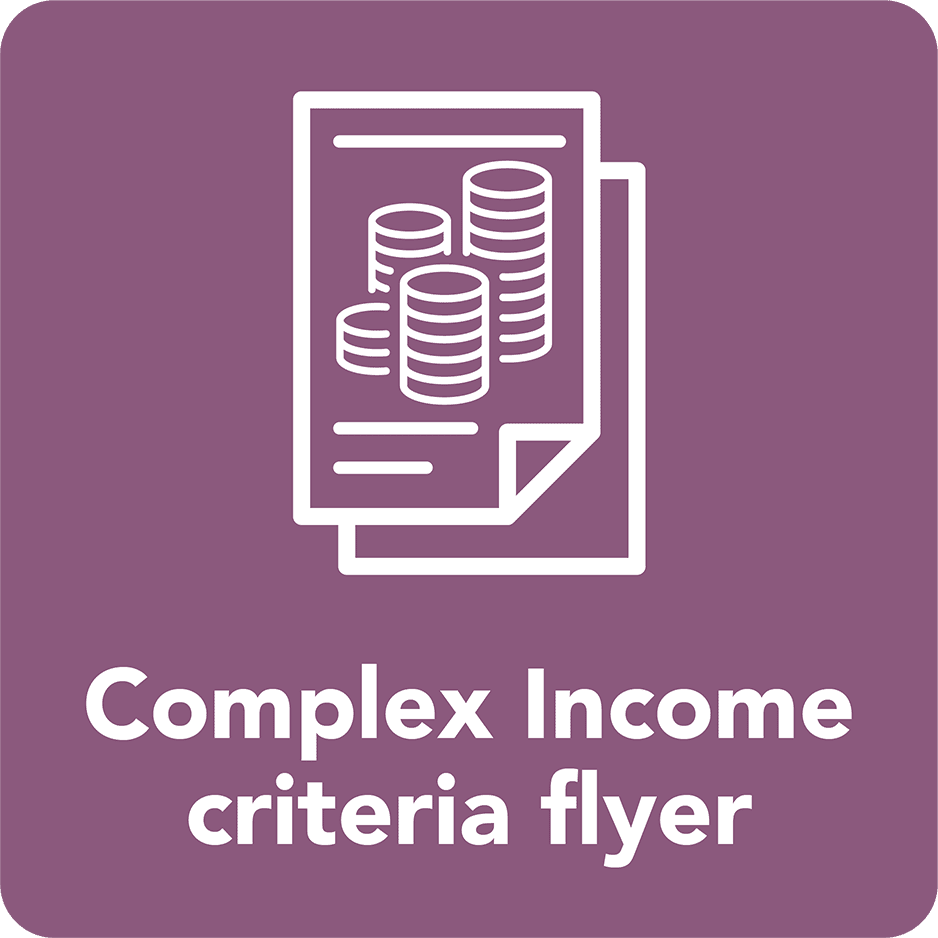 Complex income crtieria