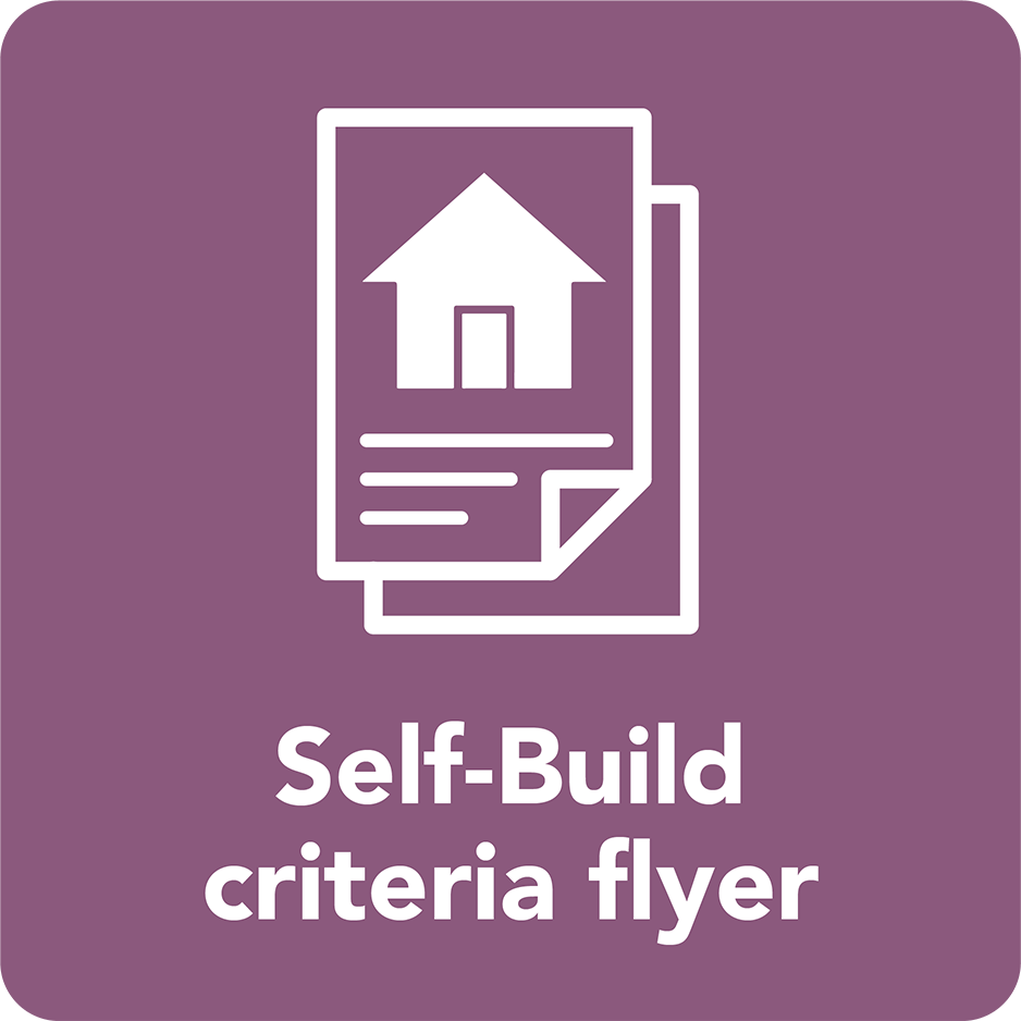 self build crtieria flyer