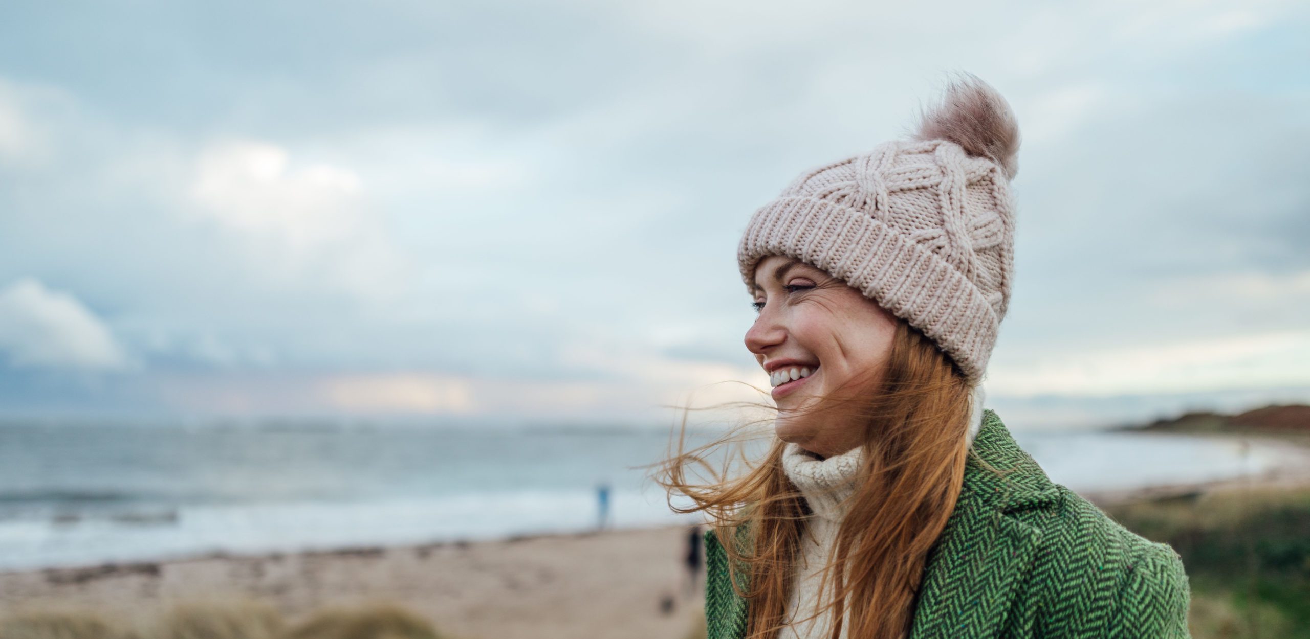 Feeling Happy at the Beach