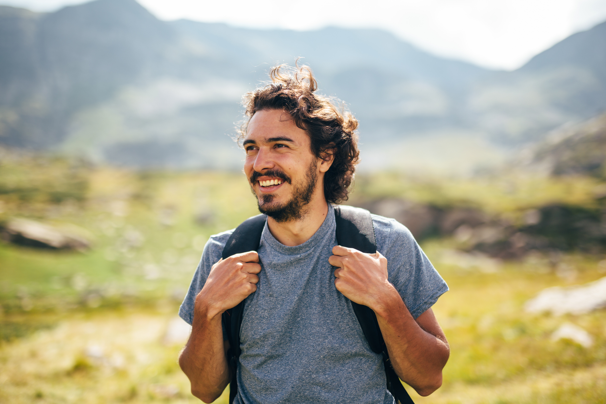 Man in the mountain